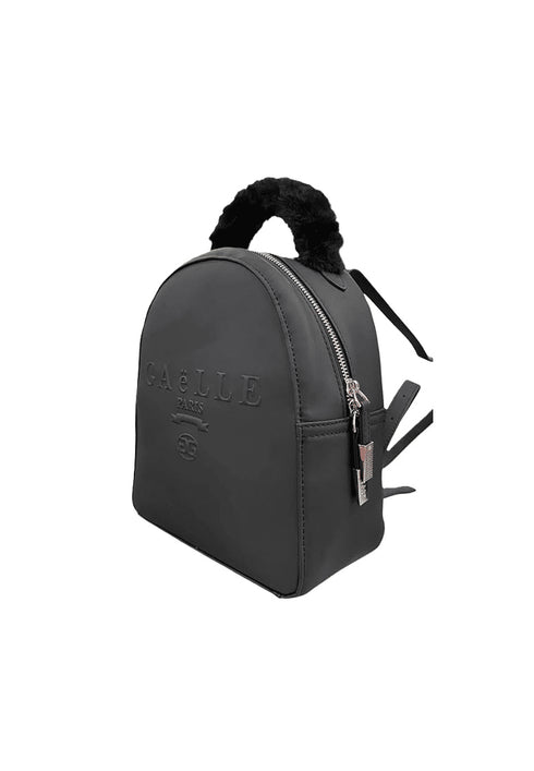 Gaelle Zainetto Zaino maxi logo con manico ecofur UNI - Francavilla Moda